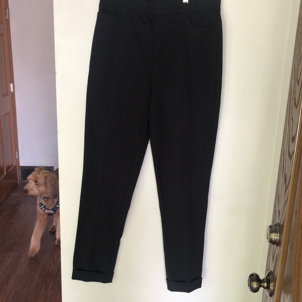 Isaac Mizrahi Black Ankle Cropped Pants